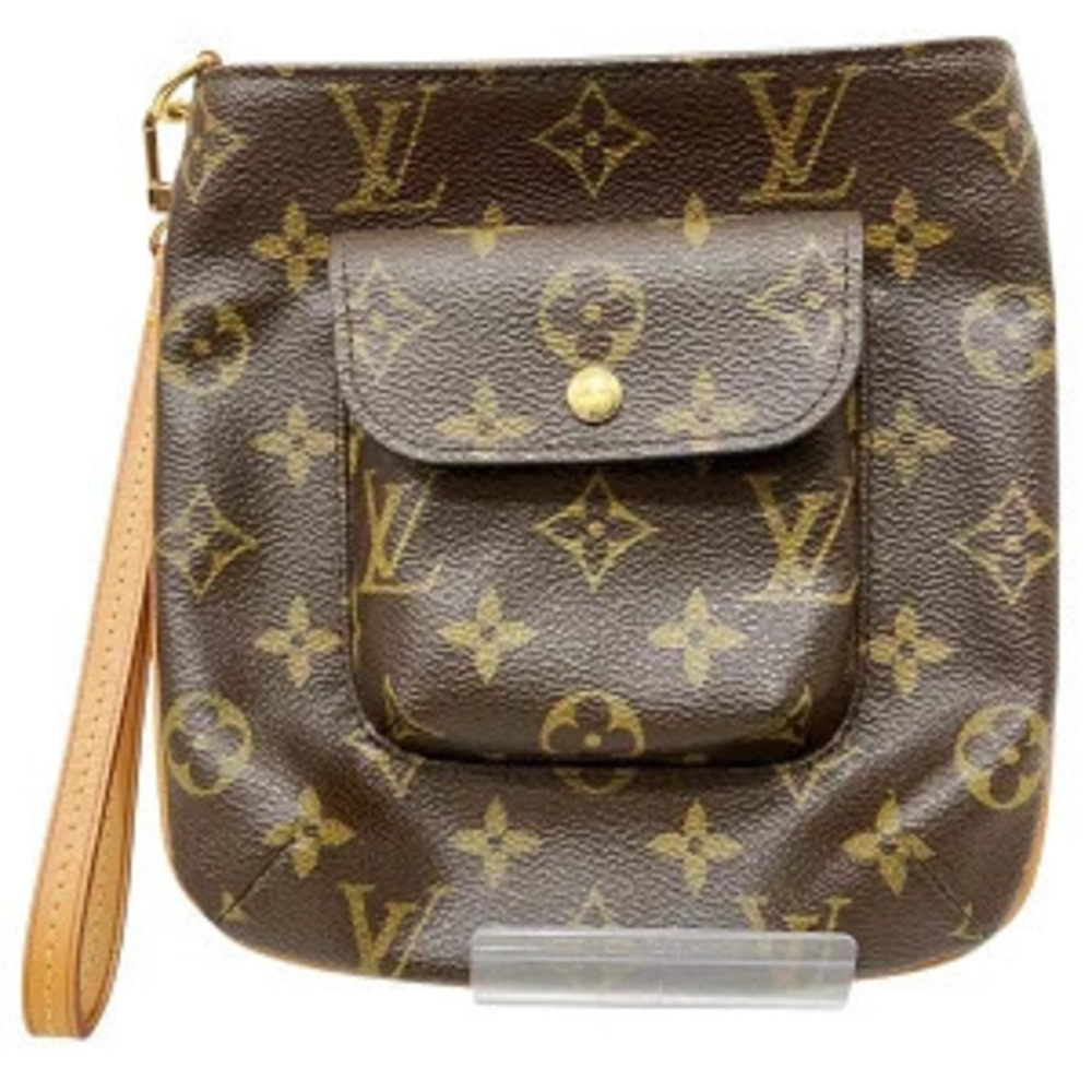 Louis Vuitton Pouch Clutch Partition Toile Canvas